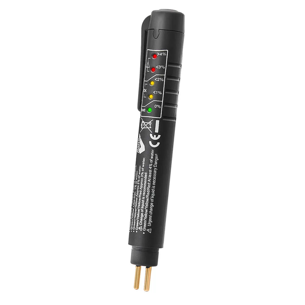 DOT3 DOT4 DOT5 Car Brake Fluid Tester Universal 5 LED Indicator Display Brake Oil Analyze Quality Check Diagnostic Tools