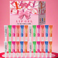 24PCS Luxury Gift Set Lip Balm Jelly Set Hydrating and Glossy for Dry Lips Valentine's Day Gifts Perfect Present for