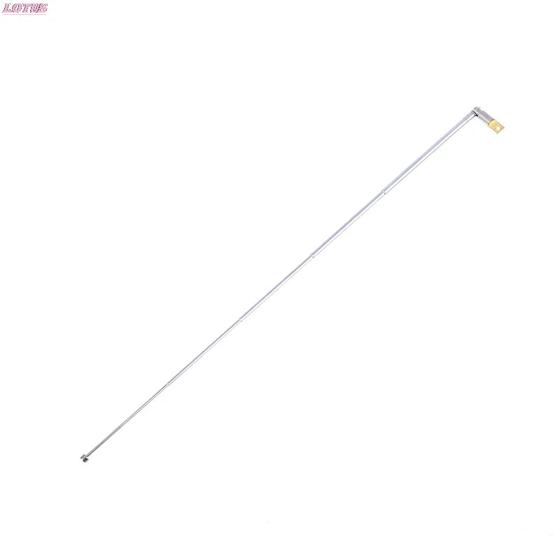 1 Pc 37cm 5 Section Telescopic Stainless Steel AM FM Radio Universal Antenna New
