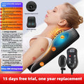 Electric Cervical Pillow For Neck Airbag Ttraction Shiatsu Head Body Back Waist Massager Car With Heating Vibrating Massage