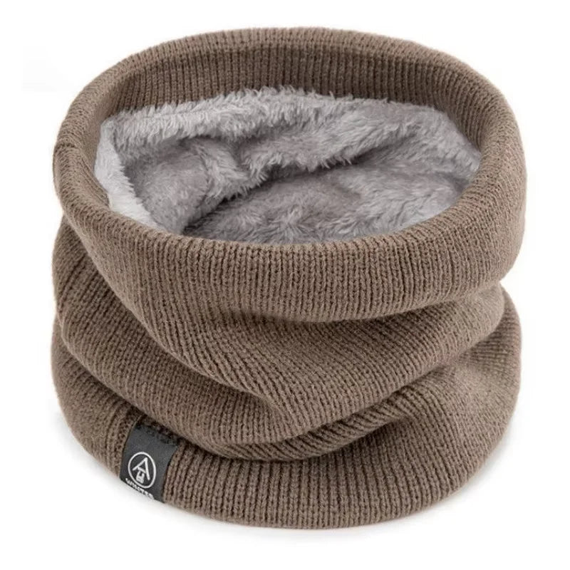 Fashion Soft Knitted Neck Warmer Sport Scarf Women Men Face Cover Winter Skating Running Warm Scarves Thick Cold-proof Collar