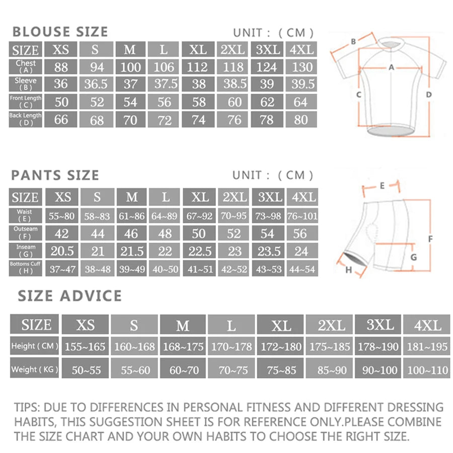 Cycling Jersey 2026 Pro Team Rvouei Men Bicicleta Set Racing Bicycle Clothing Suit Breathable Mountain Bike Clothes Sportwears