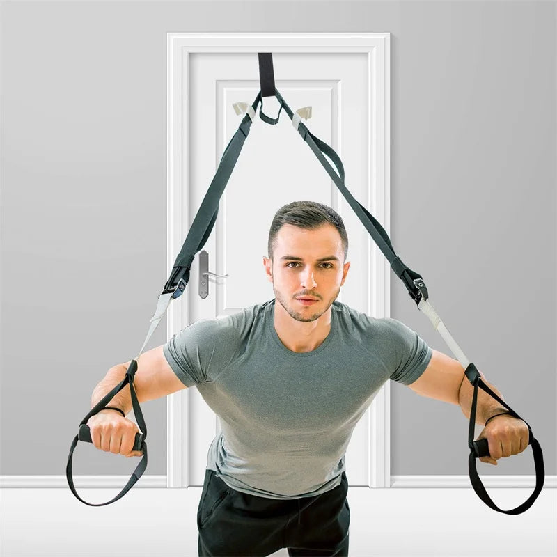 1/2pcs Elastic Resistance Door Anchor Holder Bands Tube Doorway Sport Fitness Equipment for Effective Working-out Accessories