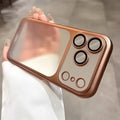 Luxury Plating Nano Matte Translucent Case For iPhone 18 17 16 Plus 15 14 13 Pro Max Air Lens Protection Matte BackPlate Cover