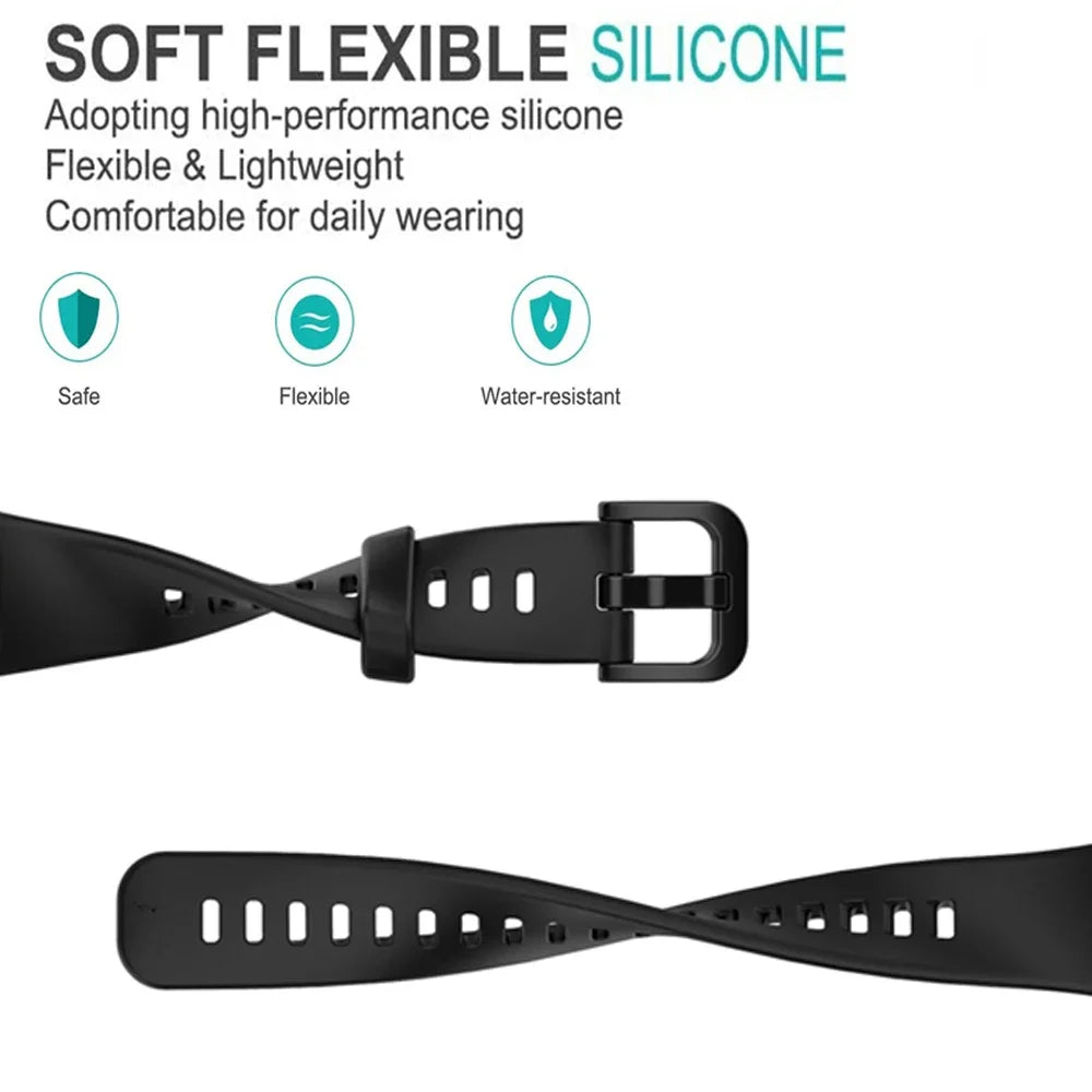 Soft Silicone Strap Case for Huawei Band 10 8 9 Accessories Replacement Bracelet Screen Protector Wristband for Huawei Band9