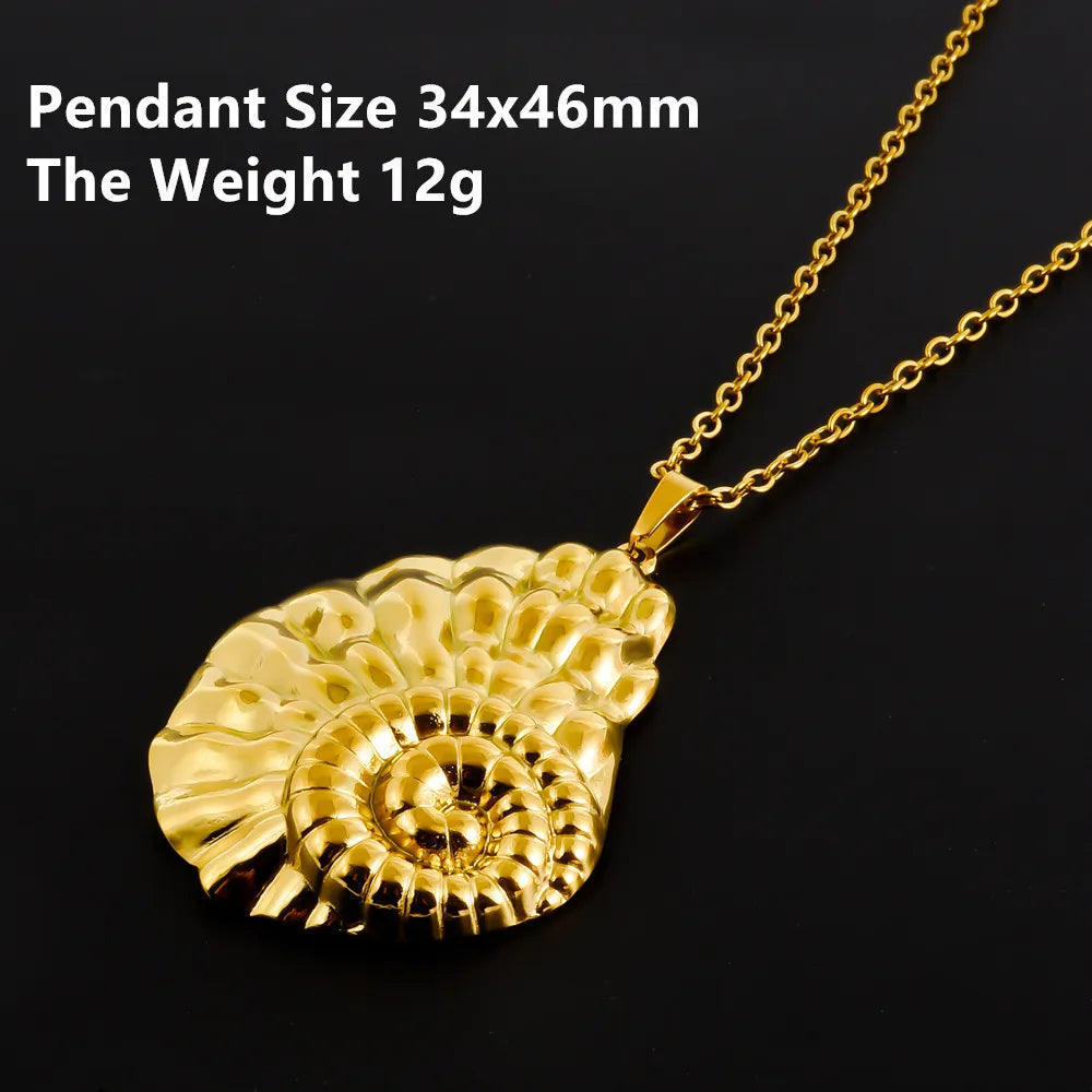 1Pc Stainless Steel Summer Sea Animal Aesthetic Women Grunge Necklaces Cute Ocean Hippocampus Seahorse Pendant Collares Jewelry