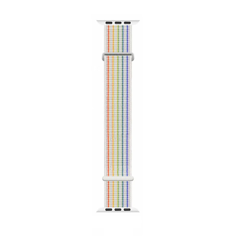 Nylon Band for Apple Watch Strap 49mm 45mm 41mm 44mm 40mm 42mm 46mm Adjustable Elastic Bracelet iWatch Ultra Serie 10 9 5 SE 678