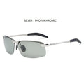 Men Photochromic Polarized Sunglasses Driving Fishing Chameleon Glasses Change Color Sun Glasses Day Night Vision Eyewear