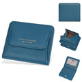 Fashionable Mini Women Wallet Name Engraving High-Quality Card Holder Simple Short Female Coin Purse Small Ladies Purse