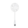 Wireless USB Rechargeable Handheld Fan Silent Cooling Power Bank Mini Play Plug Fans for Summer Outdoors Travel
