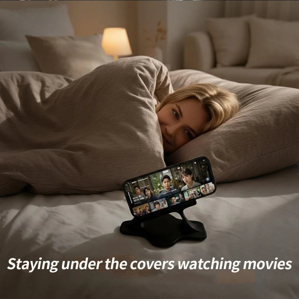 Bed Lazy Phone Stand, Hand-free Phone Bracket, Ergonomic Design, Portable Phone Support for Lying Down & Home Entertainment