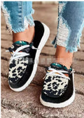 2022 Cow Print Canvas Shoes Men Low Animal Printed Men Casual Vulcanized Shoes Fashion Streetwear Man Skateboard Shoes