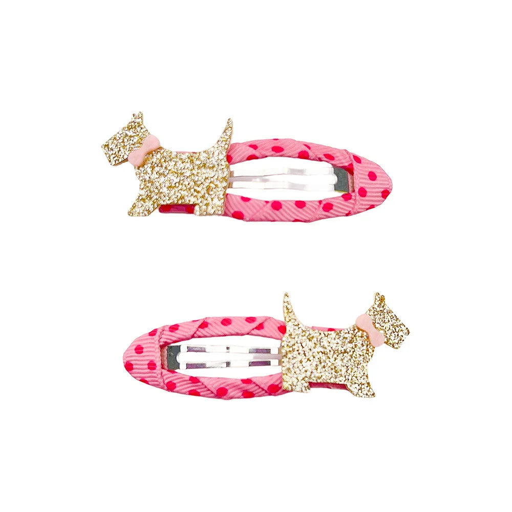 Cartoon Animal Fruit BB Hair Clips for Girls Cute Sequin Droplet Design Snap Barrettes Toddler Daily Headwear Accessory