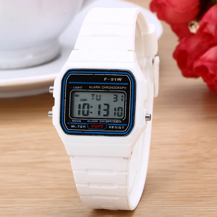 Sports Rose Gold Children Watches for Women Electronic Digital Display Retro Style Alarm Clock Men's Relogio Masculin Reloj