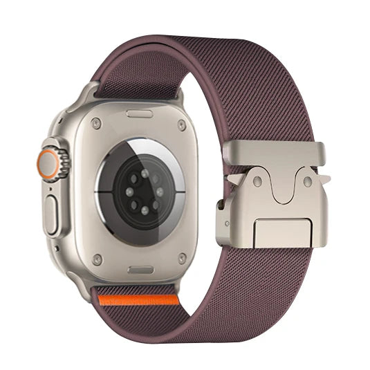 Nylon Strap for Apple Watch Ultra Band 49mm 10 9 8 7 46mm 45 41 44 40mm 42mm Braided Elastic Bracelet for IWatch Series 6 SE 5 4