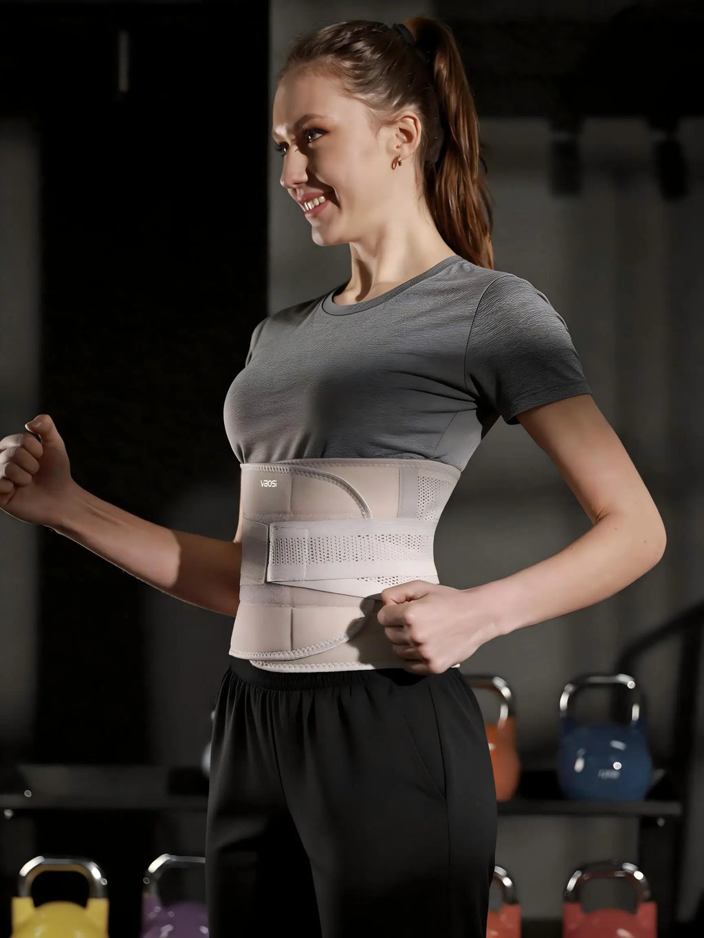 Universal Waist Belt, Lower Back Support for Back Pain, Adjustable Waist Trainer