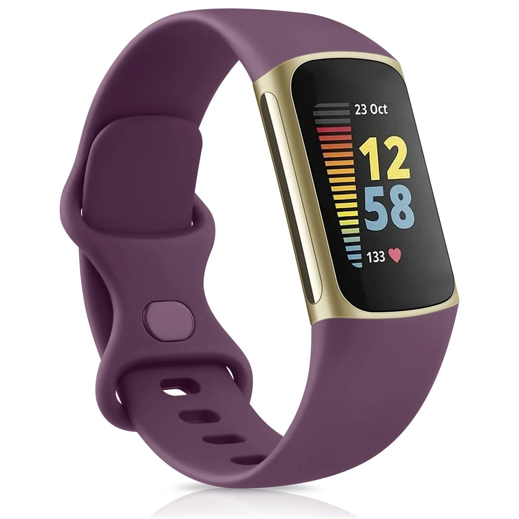 Watch Band for Fitbit Charge 5 6 Strap Wristband Replacement TPU Sport Bracelet for Fitbit Charge 5 Smartwatch Band Accessories