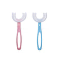 Children U-Shape Toothbrush 360-Degree Oral Cleaning Kids Tooth Brush Soft Million Nano Bristle Silicone Baby Finger Teether