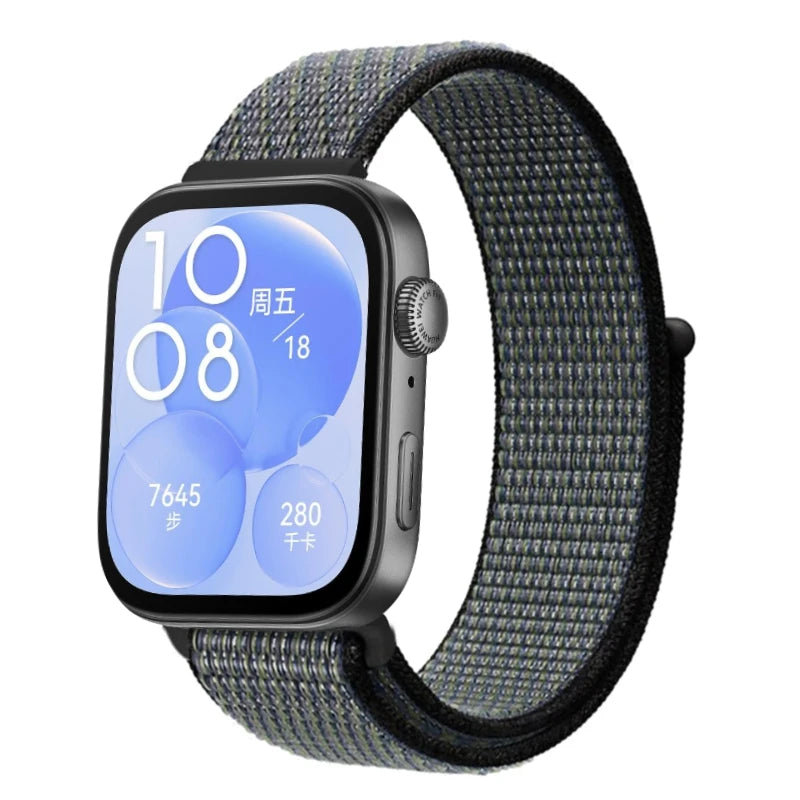 Nylon Loop Strap For Huawei Watch Fit 5/4/3 Sport Breathable Replacement Bracelet Wristband Huawei Watch Fit 4 5 Pro Accessories