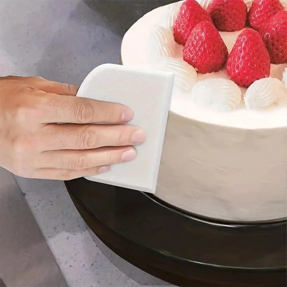 Dough Scraper Food-safe Plastic,Cake Cream Spatula, Dough Knife, Butter Scraper With Plain Smooth Edge, Versatile Baking Tool