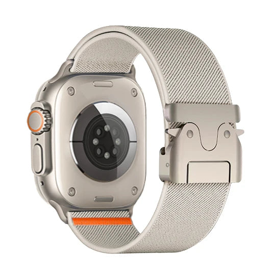 Nylon Strap for Apple Watch Ultra Band 49mm 10 9 8 7 46mm 45 41 44 40mm 42mm Braided Elastic Bracelet for IWatch Series 6 SE 5 4