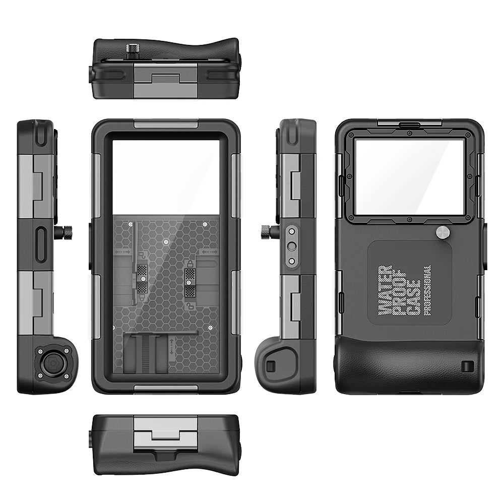Shellbox Newly Upgraded Multicolor IP68 Standard 15M/50ft Diving/Swimming Photography Professional Diving Waterproof Phone Case
