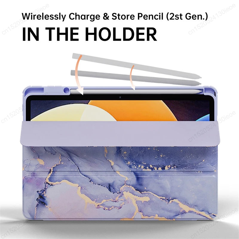 For Xiaomi RedMi Pad SE 8.7" 11" Case RedMi Pad 10.61" Pencil Holder Cover MiPad 7 6 5 Pro 11 inch Tablet Auto Sleep Funda Cover