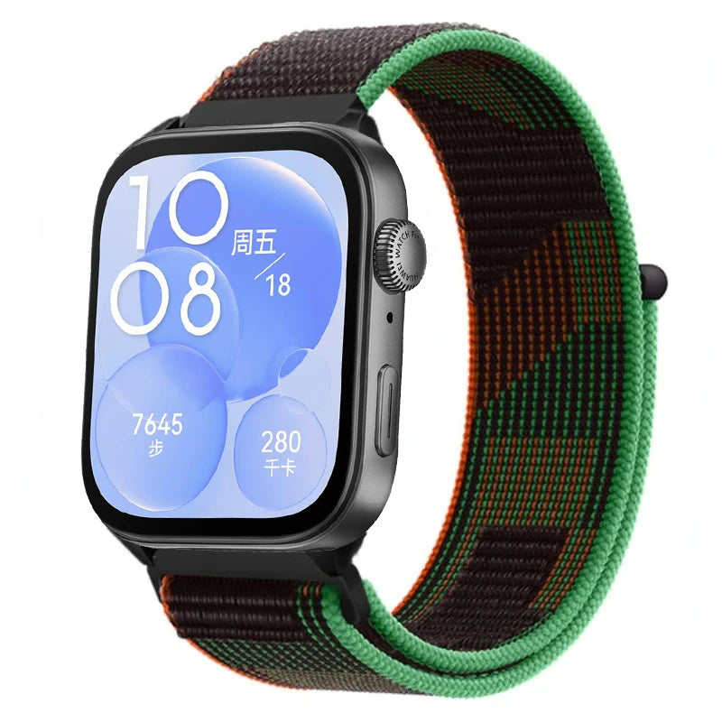 Nylon Loop Strap For Huawei Watch Fit 5/4/3 Sport Breathable Replacement Bracelet Wristband Huawei Watch Fit 4 5 Pro Accessories