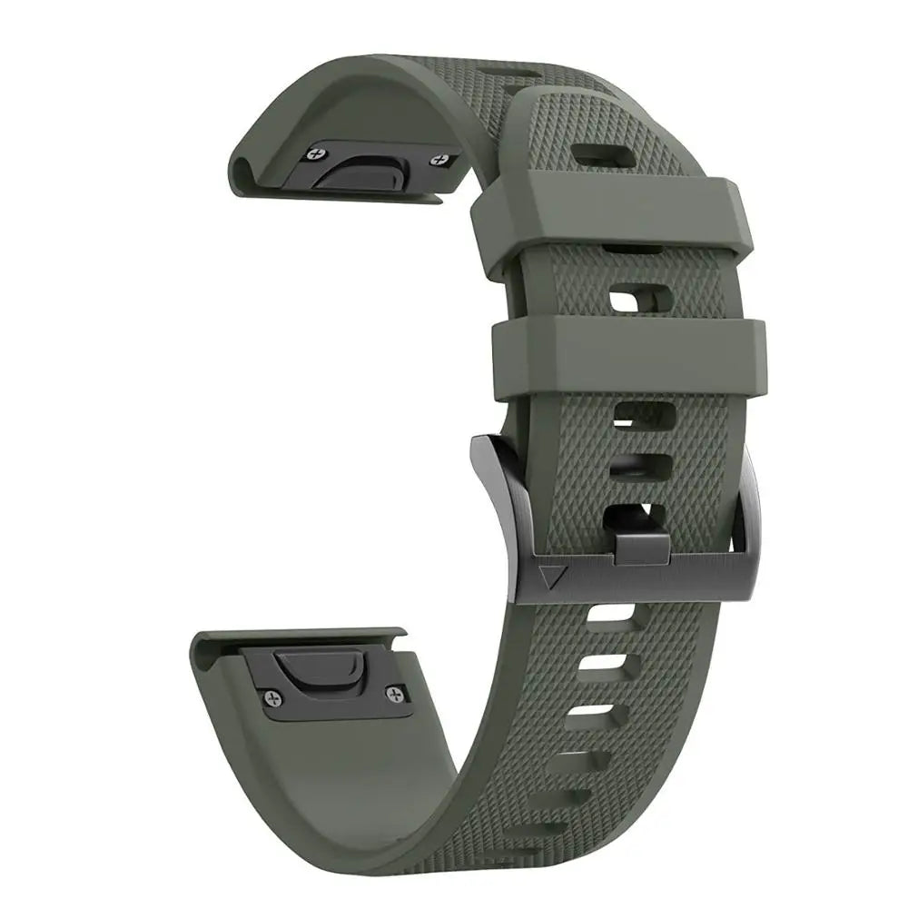 26mm 22mm Watch Strap Bracelet For Garmin Fenix 7X 7 6X 6 Pro 5X Plus 3HR 955 945 Wristband Epix Gen 2 MK2i Tactix Silicone Band