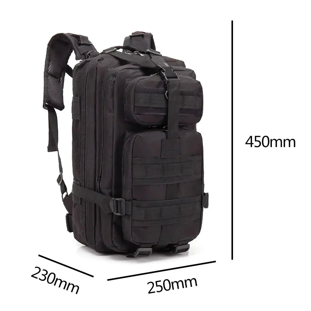 30L Waterproof Military Tactical Backpack 1000D Large Assault Bag for Outdoor Hiking Camping Hunting