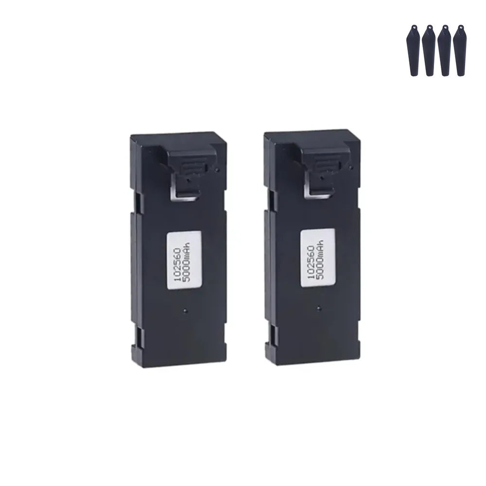 Upgrade 3.7V Drone Battery Accessory 5000mAh For E88 E88 PRO E99 PRO E525PRO Mini Uav Drone Battery 4K Drone Spare Parts Battery