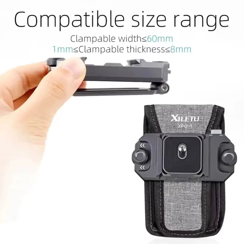 Camera Clip With Plate Camera Quick Release System For Sony Nikon Fuji DSLR Action Camera Backpack Camera Strap Mount