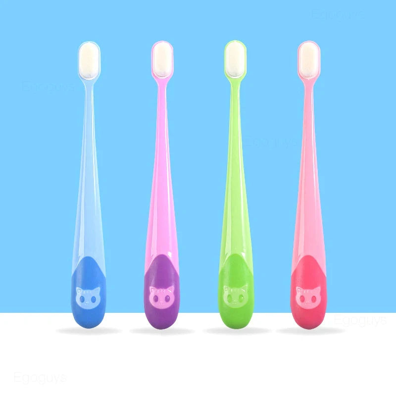 Children U-Shape Toothbrush 360-Degree Oral Cleaning Kids Tooth Brush Soft Million Nano Bristle Silicone Baby Finger Teether
