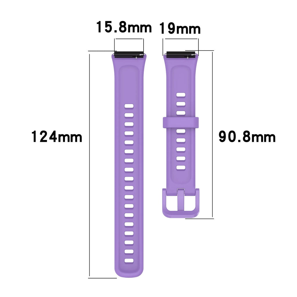 Silicone Band for Huawei Band 7 Strap 45mm Correa Bracelet Huawei Band Series 7 45mm Strap Watch Protective Accessories