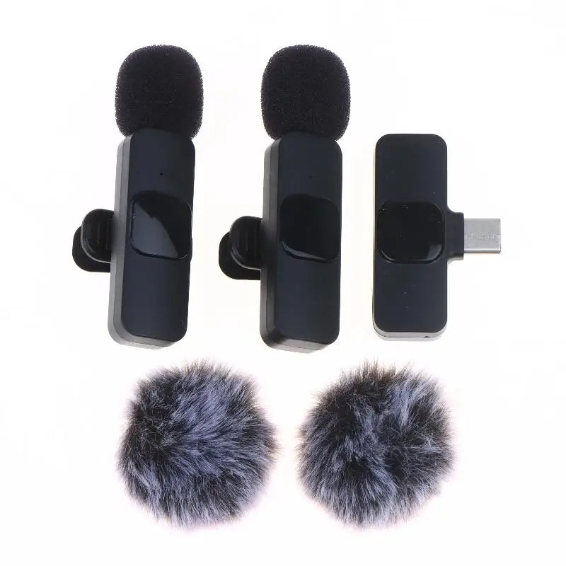 New【K9 Wireless Microphone Mini Audio Video Recording Mic For Phone Android Laptop Live Gaming Mobile Phone Microphone】