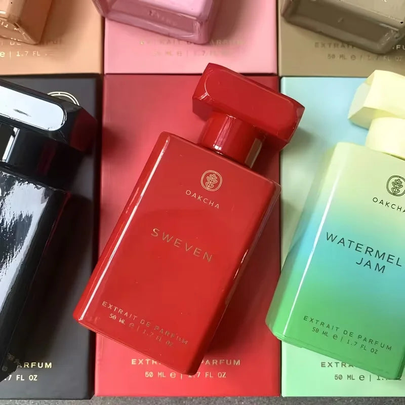 OAKCHA neutral perfume, pink sweet fragrance Bergamot, Jasmine, Vanilla, Yuchuang, Wood, 50ml