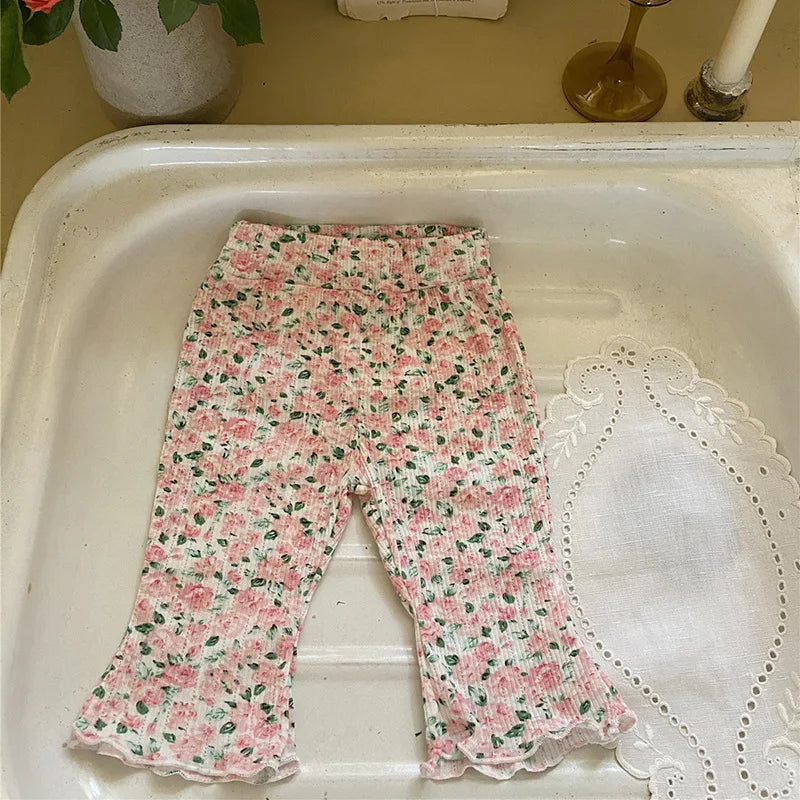 Baby Trousers Summer Slim Pants Newborn Boy Stretch Trousers Toddler Boys Girl Clothes Solid Color Infant Clothing for Kids
