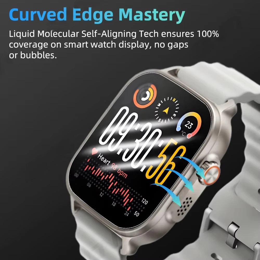 Tempered Glass Screen Protector For Realme Watch 5 Full Cover 9H HD Protective Glass For Realme Watch 5 Accessories