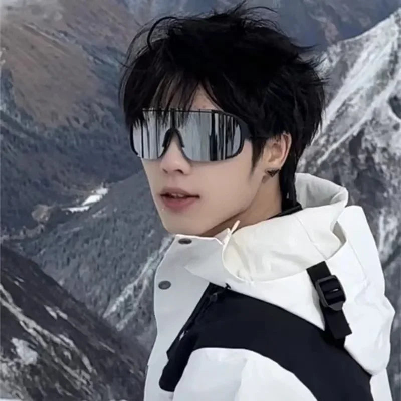 New Style Cycling Sunglasses Windproof Glasses for Men Women Retro-Reflective Sheeting Lens Road Riding Sport Glasses