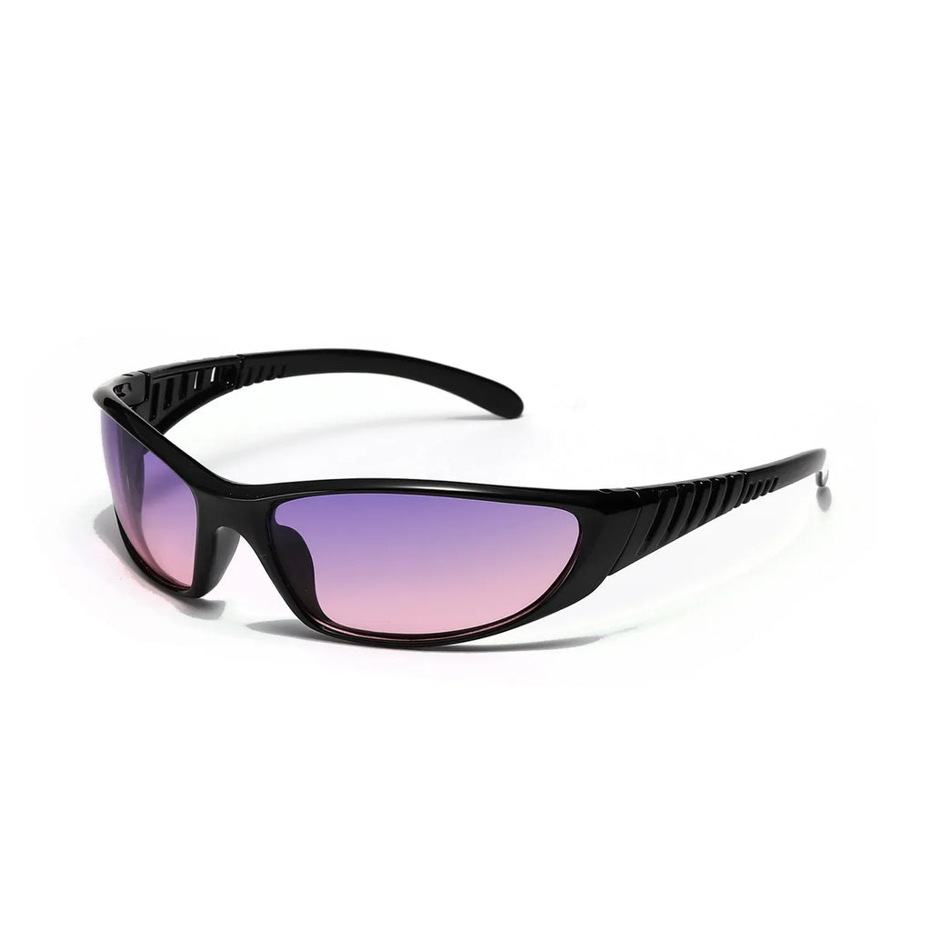 2025 New Silver SPORT Sunglasses Men Women Retro Punk Cycling Trendy Sun Glasses For Male Shades Goggle Outdoor Y2K