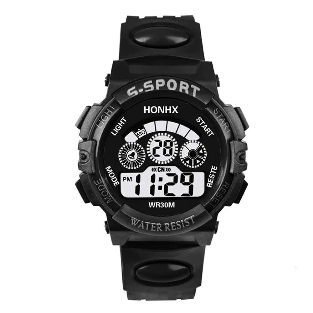 Children's Watch Multi Functional Night Light Timing Sports Student Electronic Watch
