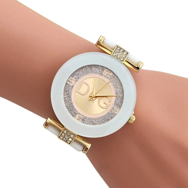 Luxury Watch For Women Silicone Diamond Waterproof Quartz Wristwatches Ladies Sports Montre Femme Zegarek Damski Gift Clock Men