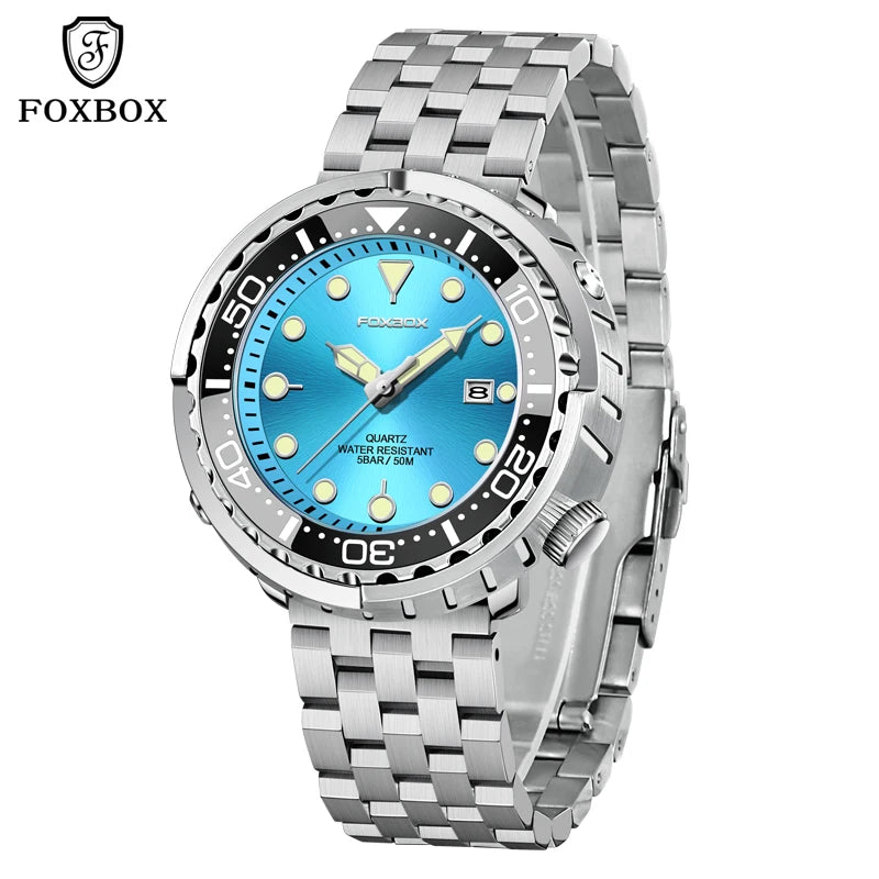 2024 Men Watch Outdoor Sports Quartz Watches Men Waterproof Chronograph Wristwatch Mens Military Clock Man Relogio Masculino