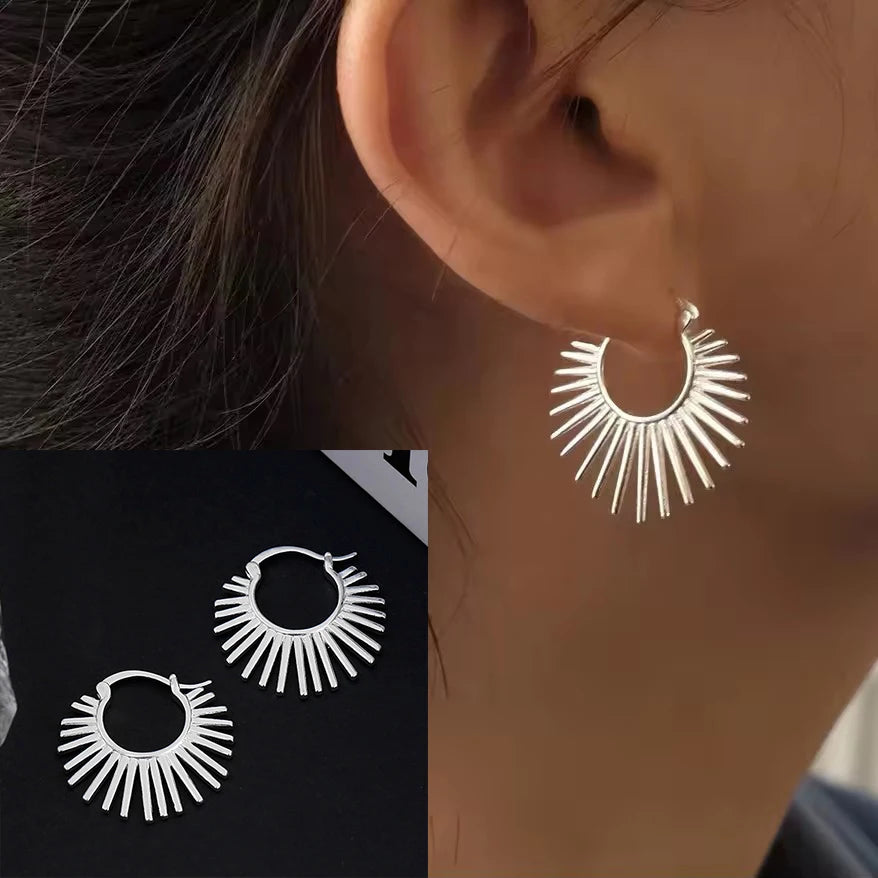 925 Sterling Silver Star Earring for Women Girl Personal Originality Trend Hip Hop Neutral Jewelry Gift Dropshipping