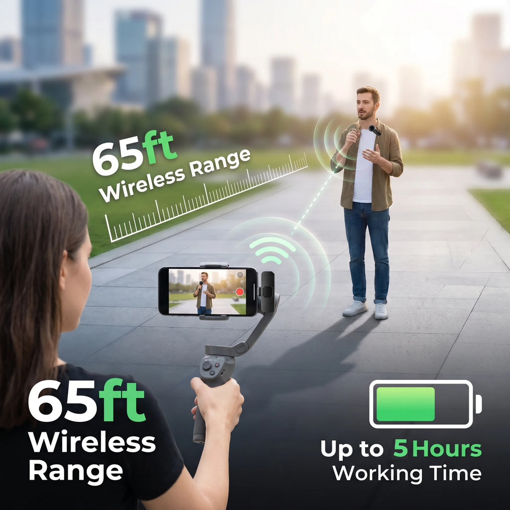 Wireless Lapel Microphone, Lightning Connector, mini Clip Microphone, Suitable for Live Streaming, Vlogs, Interviews.