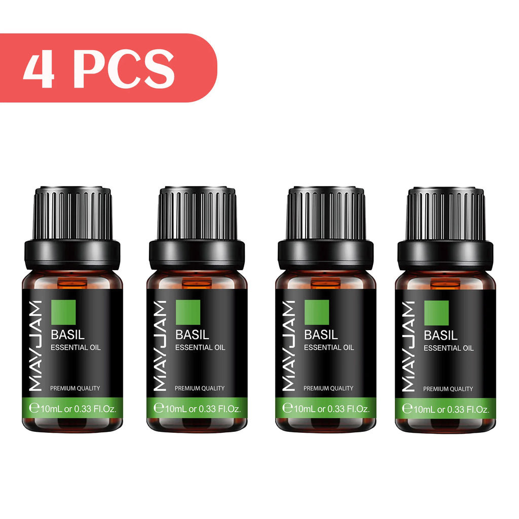 MAYJAM 10ML Myrrh Camphor Thyme Vetiver Cypress Cajeput Essential Oil For Humidifier Diffuser Burner Making Scented Candle