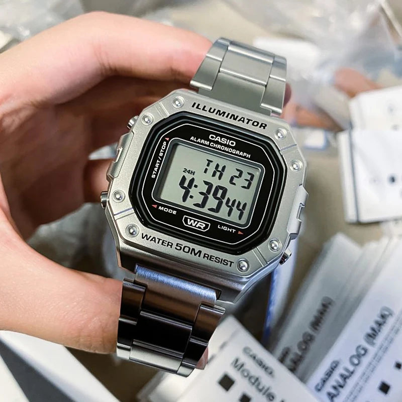 Casio watch for men top brand luxury set quartz watch men watch Sport Watch relogio masculino часы мужские W-218HD-1A