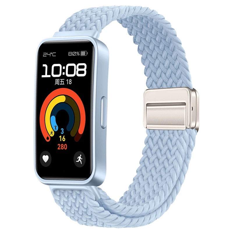 Sports Nylon Loop Strap for Huawei Band 11/11 Pro/10/9/8 Official Replacement Bracelet Belt Huawei Band 11 Wristband Accessories