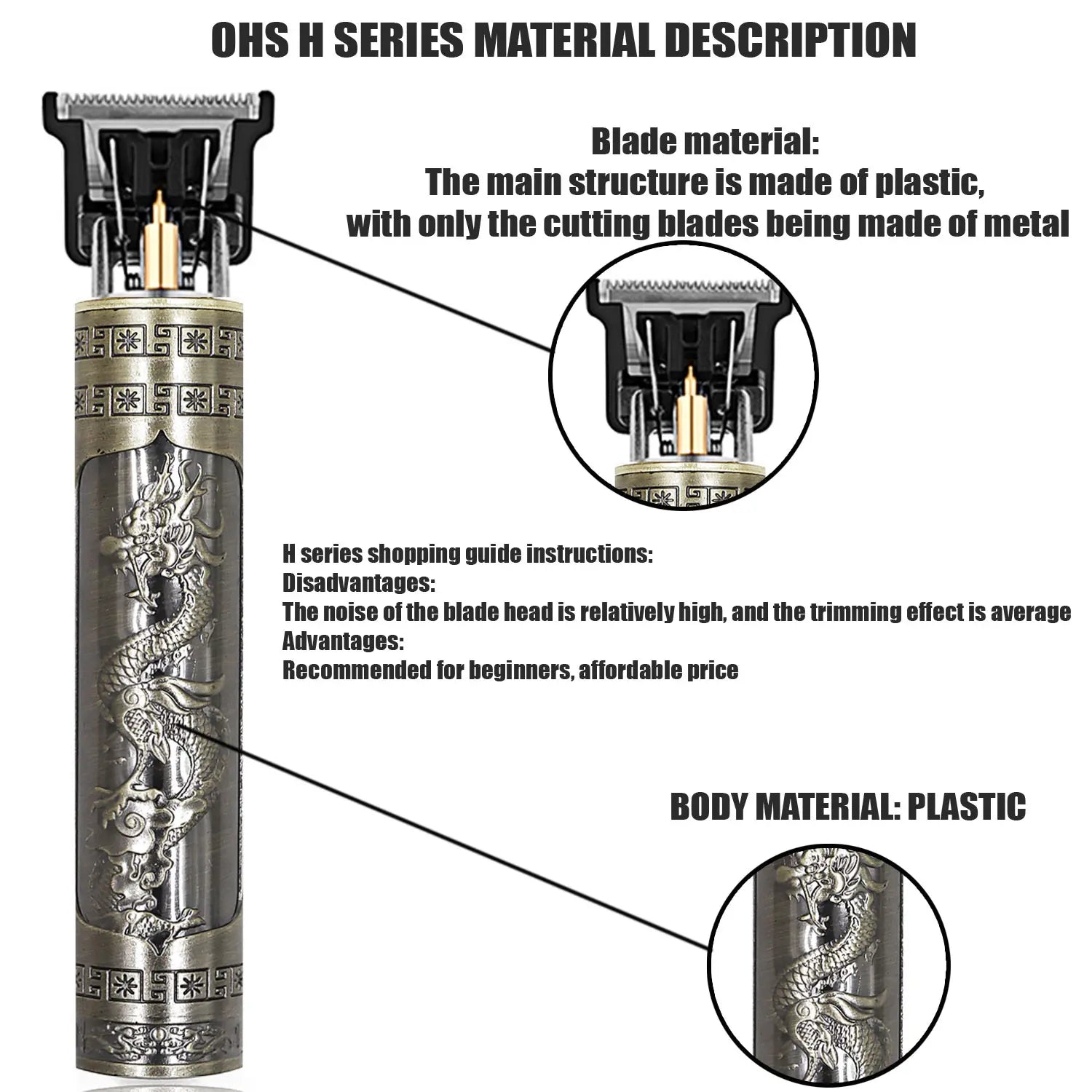 Tondeuse Dragon Vintage T9 Cordless Professional Hair Clippers Electric Trimmers For Men Clipper hair cutting machine Shaver