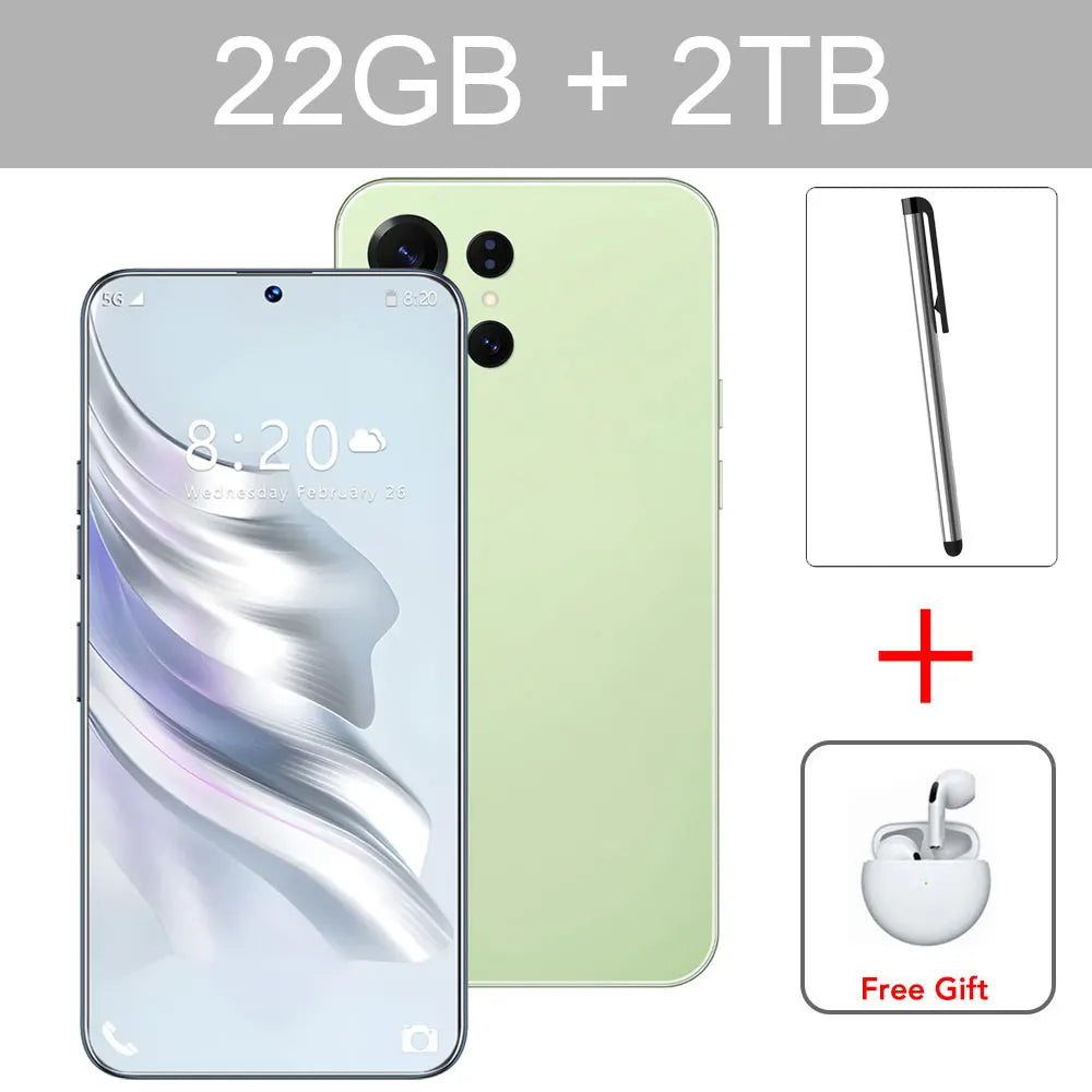NEW S26 Ultra Smartphone 2026 Original 7.3HD Global Version 5G Dual Card Cheap Cellphones 7800mAh Android 15 Mobile Cell Phones